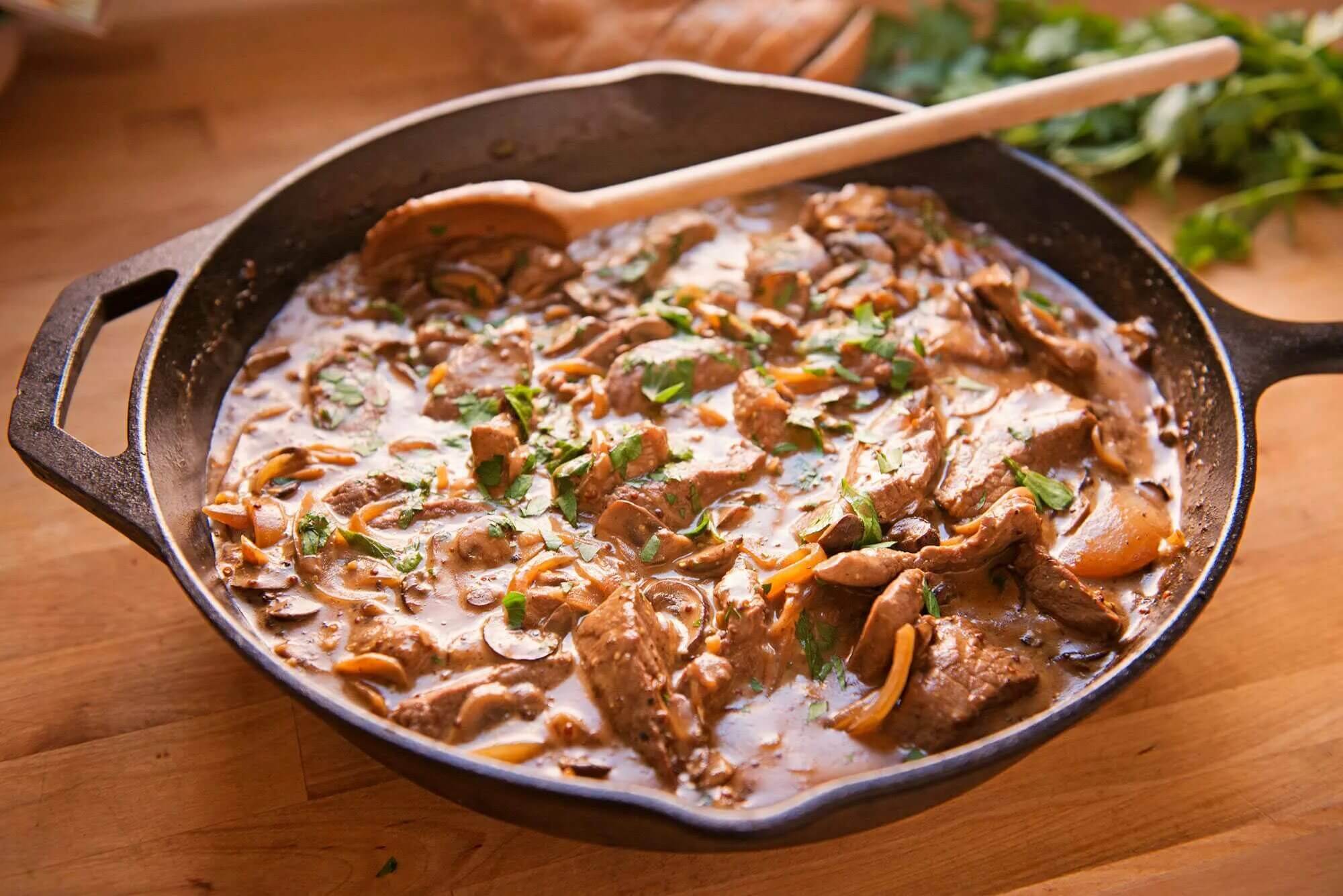 Beef Stroganoff